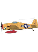 1/144 アメリカ海軍 F6F-3K ヘルキャット 無人試験試作機/無人特殊作戦機 ドローンの黎明 2機セット