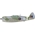 1/144 WWII イギリス空軍 戦闘機 サンダーボルトMk.I レザーバック 2機セット