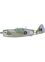 1/144 WWII イギリス空軍 戦闘機 サンダーボルトMk.I レザーバック 2機セット