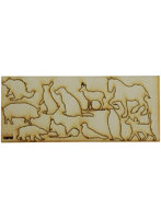 1/12 動物のオブジェ