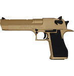 Desert Eagle.50AE BrightGoldCoating HW ModelGun