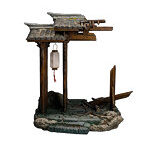 モージングトイズ 1/12 溯垣（スーユアン）古代山門遺構 ジオラマベース