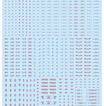 1/144 RB03 コーションデカール レッド＆グレー（1枚入）