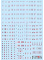 1/144 RB03 コーションデカール レッド＆グレー（1枚入）