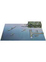 1/700 SPS15 WWII ドイツ海軍 Uボート・Sボート出撃基地