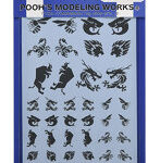 VOD-01DG ワンポイントデカール01ダークグレー