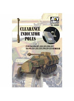 1/35 ドイツ軍車両車幅指示ポール（6本入）