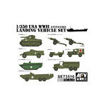 1/350 アメリカ軍揚陸車輌セット（WW2）