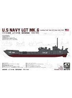 1/350 アメリカ海軍 LCT-501級 Mk.6 戦車揚陸艦 2隻入