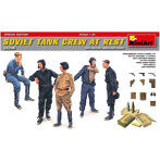 1/35 ソビエト戦車兵休息中5体入（特別版）砲弾・弾薬箱・武器セット付