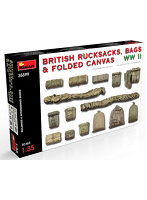 1/35 イギリス軍用リュックサック・バッグ・折りたたみ式キャンバス WWII