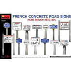 1/35 フランス舗装道路標識 1930-40年パリ地方