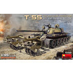 1/35 T-55チェコスロバキア製 KMT-5Mマインローラー付