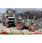 1/35 ドイツ 産業用トラクターD8511 1936型 と貨物トレーラー フィギュア付