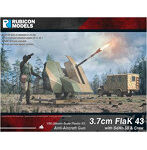 1/56 ドイツ軍 3.7cm FlaK 43 w/Sd.Ah 58 トレーラー＆クルー