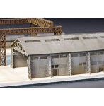 1/700 ペーパークラフトストラクチャー 工場（大）