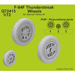 72CMQ415 1/72 F-84Fサンダーストリーク用タイヤホイール・スペシャルホビー