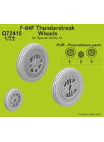 72CMQ415 1/72 F-84Fサンダーストリーク用タイヤホイール・スペシャルホビー