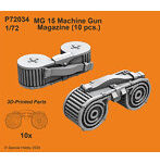 CMP72034 1/72 独・MG15航空機関銃用サドル弾装10個