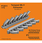 CMP72011 1/72 英・テンペストMk.V用排気管・エアフィクス