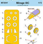 CMM72041 1/72 ミラージュIIIC用マスクシール・スペシャルホビー
