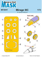 CMM72041 1/72 ミラージュIIIC用マスクシール・スペシャルホビー