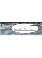 PJ70003 1/700 英・スコット級（アドミラリティ型）嚮導駆逐艦