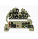 YMA4848 1/48 メッサーシュミットBf109C-D・着色計器板・クラシックエア他