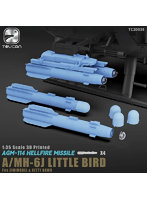 TC3D038 1/35 3DプリントAGM-114ヘルファイアミサイル