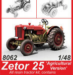 48CM8062 1/48 チェコ・ゼトル（Zetor）25型トラクター農業型