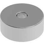 ネオジム磁石 N52 軸穴付丸形 直径5mm x 高さ2mm（6個入）