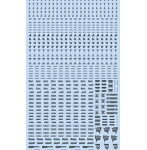 1/100 RB01 コーションデカール ワンカラーダークグレー（1枚入）