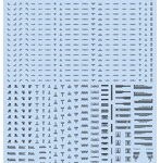1/144 RB01 コーションデカール ワンカラーダークグレー（1枚入）