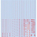 1/144 RB01 コーションデカール レッド＆グレー（1枚入）