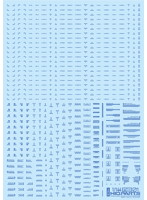 1/144 RB01 コーションデカール ワンカラーブルー（1枚入）
