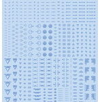 1/144 RB02 コーションデカール ワンカラーブルー（1枚入）