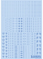 1/144 RB02 コーションデカール ワンカラーブルー（1枚入）