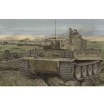 WW.II ドイツ軍 ティーガーI初期生産型 エース クニスペル ティーガー マジックトラック/アルミ砲身/3Dプリントマズルブレーキ付属 豪華仕様