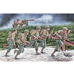 マスターボックス MB35130 1/35 米・歩兵突撃シーン＋マシンガンチーム7体1944
