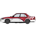 ニッサン ブルーバード 4ドアセダン SSS-R（U12型）後期（1990年）