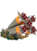 【再販】MODEROID 1/150プラスチックモデル ソユーズロケット＋搬送列車